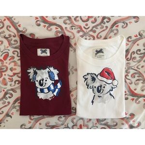 2 Gilly Hicks Christmas Tees